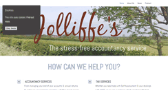 Desktop Screenshot of jolliffes-accounting.co.uk